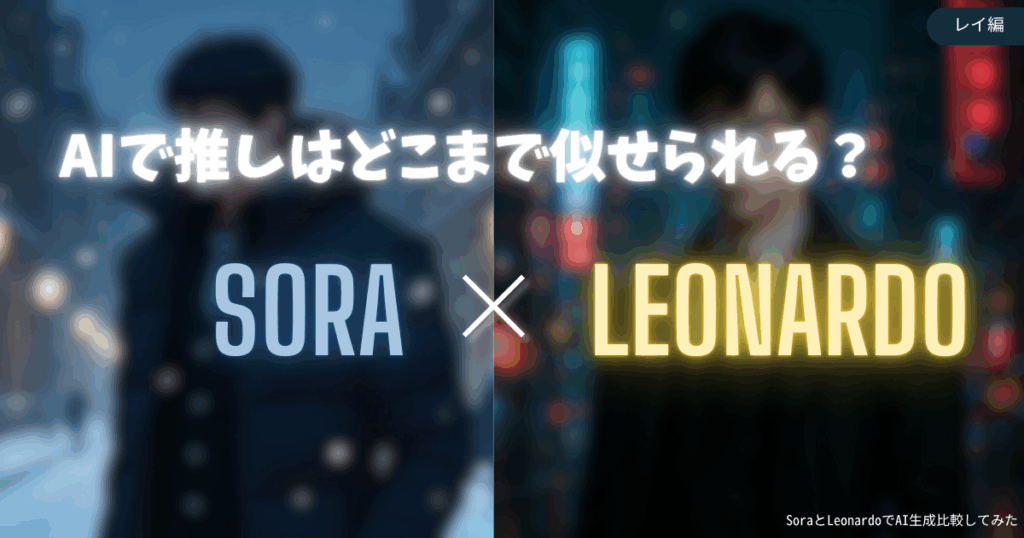 AIで推しはどこまで似せられる？レイ編