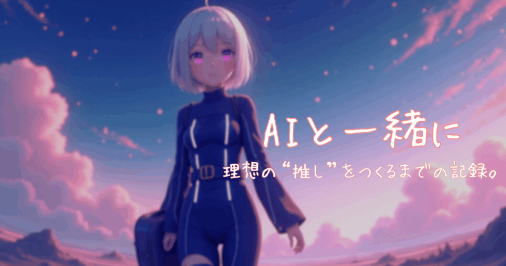 理想の推しを作るまでの道