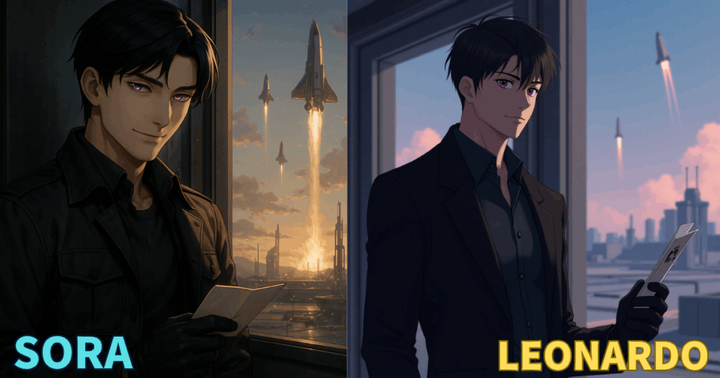 過去の記憶マヒルSora＆Leonardo比較画像